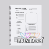 Cake Order Book + Custom Cover Design - Image 2