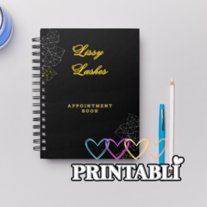 Appointment Book + Custom Cover Design