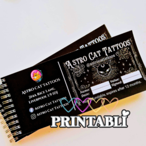 Gift Voucher Books & Receipt Books (FREE design included)